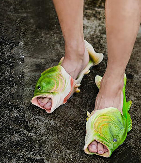 Fish deals shaped sandals