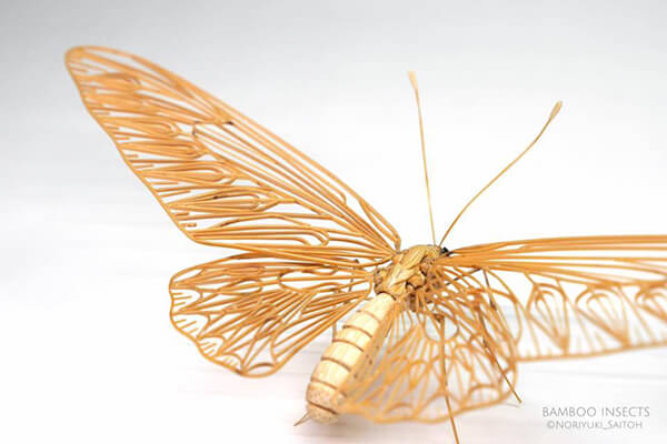 Life-size Insects Made out of Bamboo