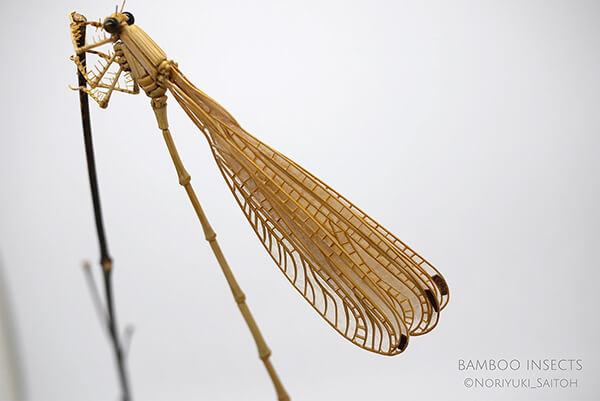 Life-size Insects Made out of Bamboo