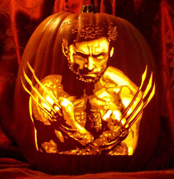 Amazing Pumpkin Portrait Carving by The Pumpkin Geek