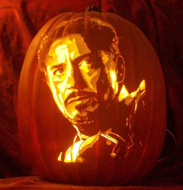 Amazing Pumpkin Portrait Carving by The Pumpkin Geek