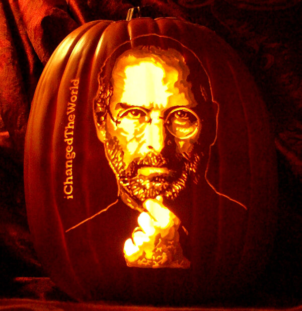 Amazing Pumpkin Portrait Carving by The Pumpkin Geek