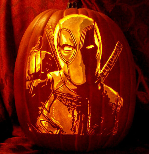 Amazing Pumpkin Portrait Carving by The Pumpkin Geek