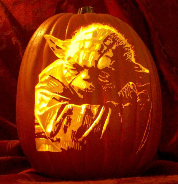 Amazing Pumpkin Portrait Carving by The Pumpkin Geek