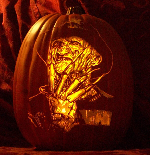 Amazing Pumpkin Portrait Carving by The Pumpkin Geek