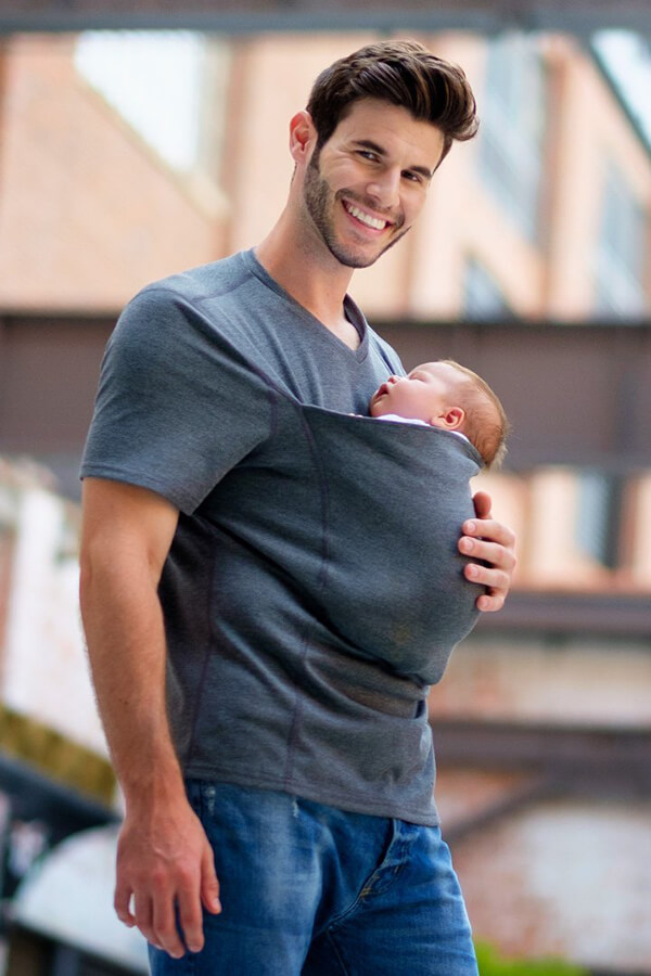 Creative Baby Carrying Shirt for New Parents