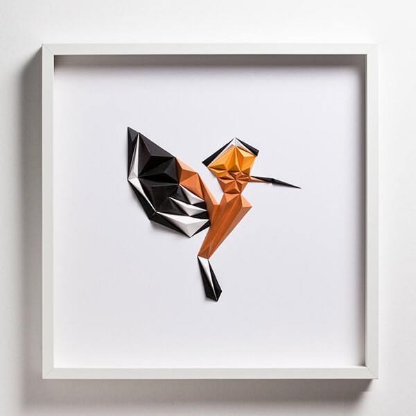 Geometric Paper Bird by Tayfun Tinmaz