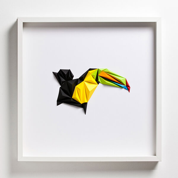 Geometric Paper Bird by Tayfun Tinmaz