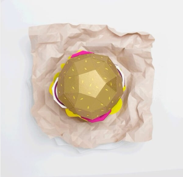 Paper Food: Creaitve Paper Sculpture by Maud Vantours