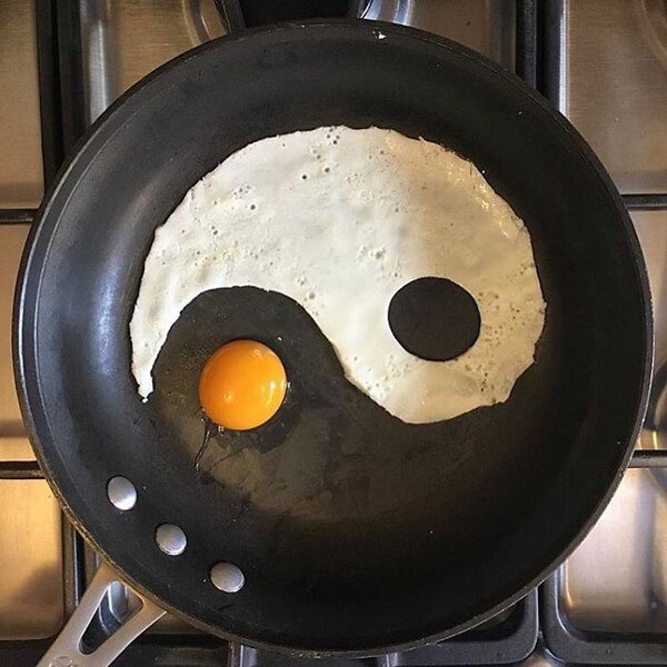 Artistic Breakfast Egg by Michele Baldini
