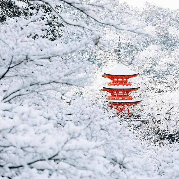 Magnificent Photos of Traditional Architectures of Japan in Snow