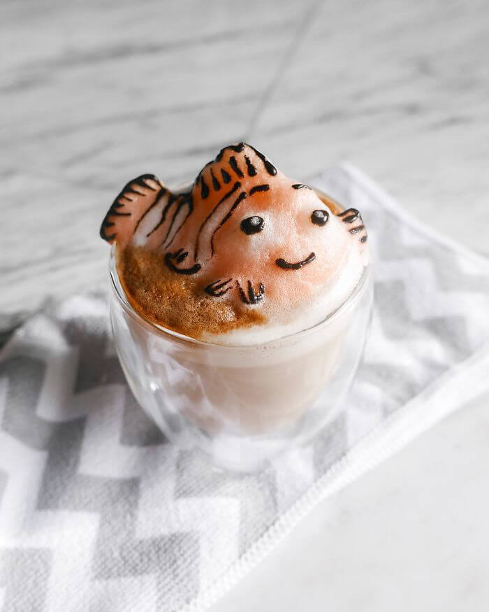 Adorable 3D Latte Art by Periperipeng