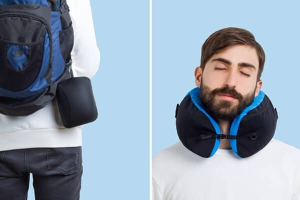 OMNI Travel Pillow: Three Sleeping Possibilities