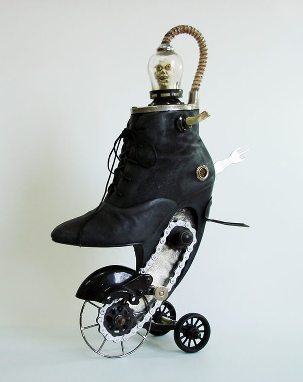 Shoe Sculptures From Otherworld by Costa Magarakis