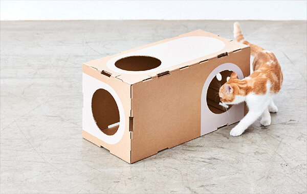 Modular Cardboard Cat Box Furniture