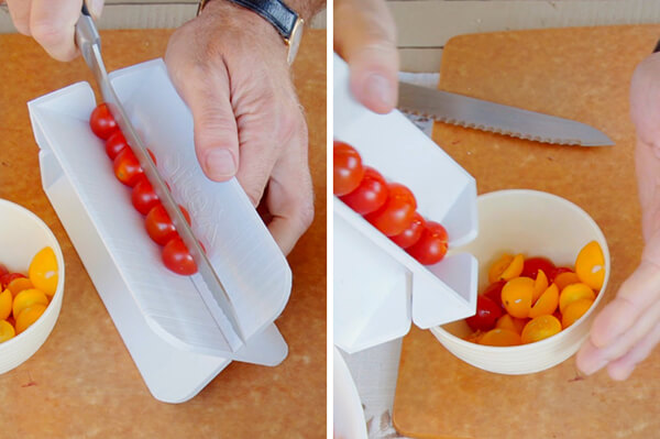 Slicex: A Cutting Board That Makes Slicing Small, Round Produce Faster And Safer