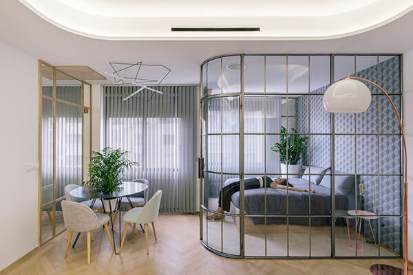 Three Luxury Apartments Divided by One Large Flat in Madrid