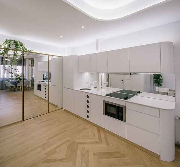 Three Luxury Apartments Divided by One Large Flat in Madrid