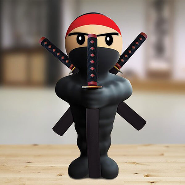 Kitchen Ninja: Playful Triple Knife Block