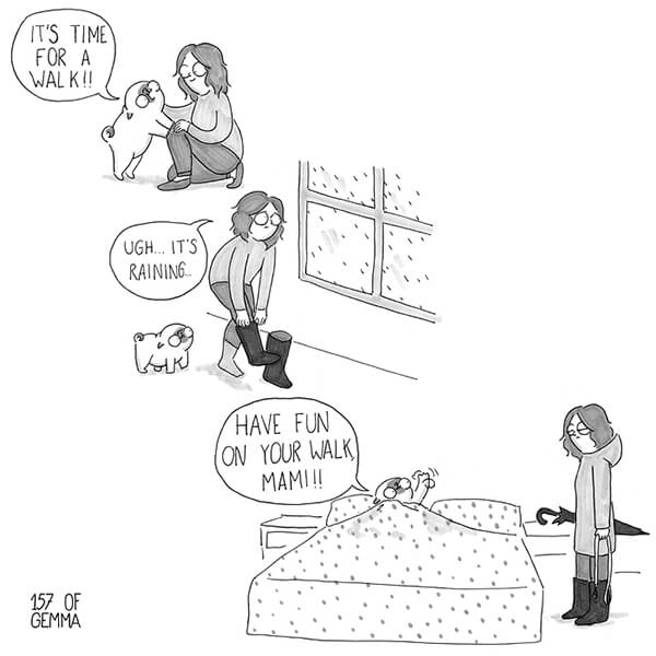 Hilarious Comics Sum Up How the Life Looks Like Living With A Dog