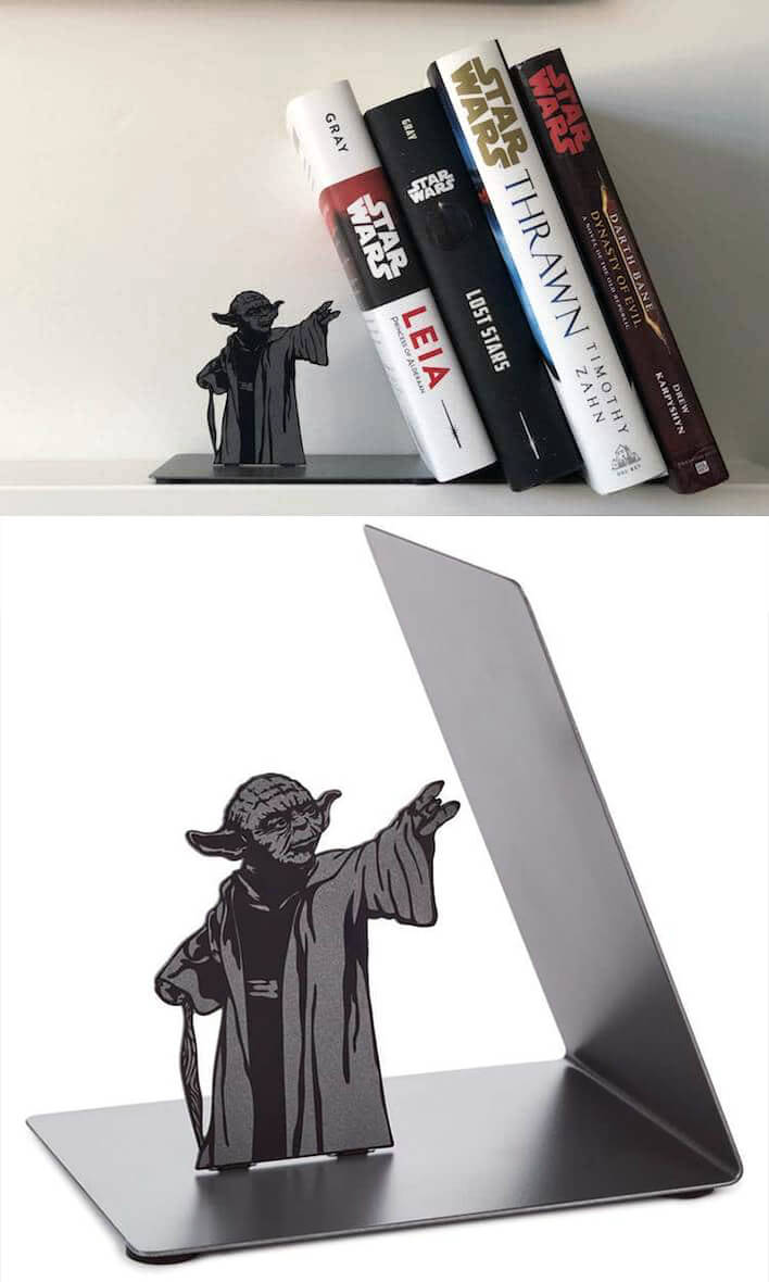 star wars yoda bookend