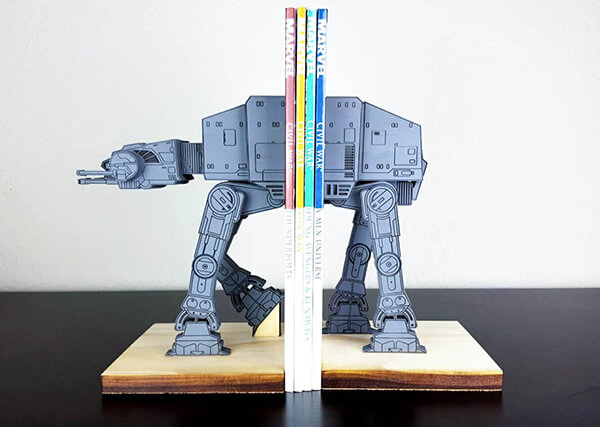 5 Star Wars Inspired Bookend Designs