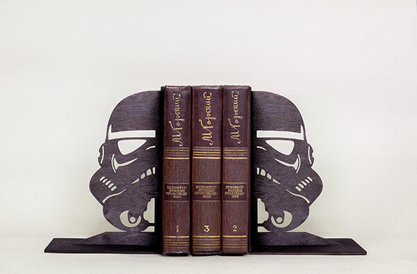 5 Star Wars Inspired Bookend Designs