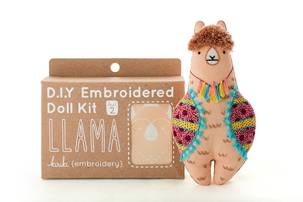 Adorable Embroidered Animal DIY Kit