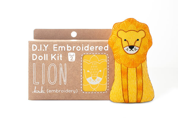 Adorable Embroidered Animal DIY Kit