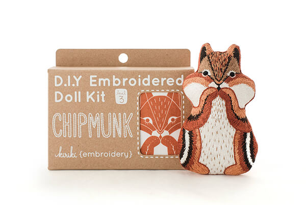 Adorable Embroidered Animal DIY Kit