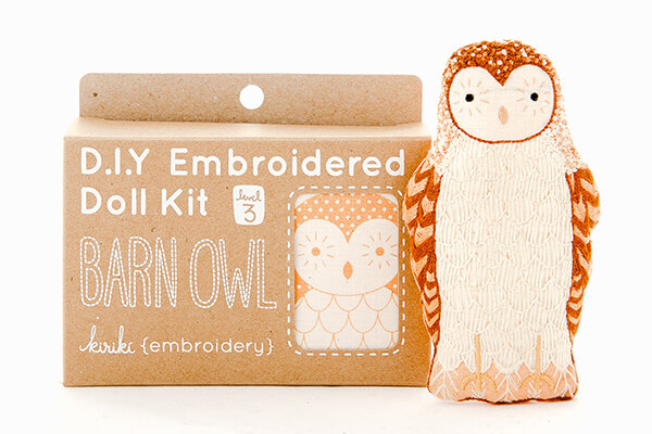 Adorable Embroidered Animal DIY Kit