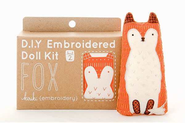 Adorable Embroidered Animal DIY Kit