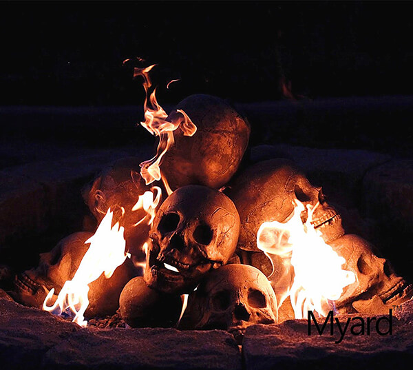 Skull Log: Probably The Spookiest Fire Log You've Ever Seen