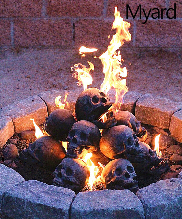 Skull Log: Probably The Spookiest Fire Log You've Ever Seen