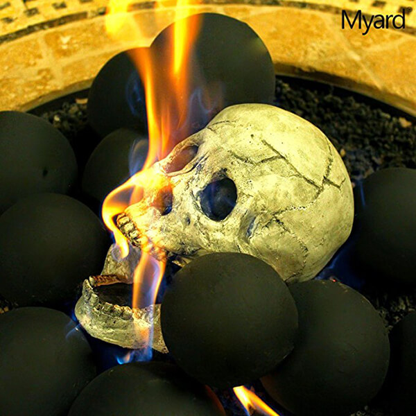 Skull Log: Probably The Spookiest Fire Log You've Ever Seen