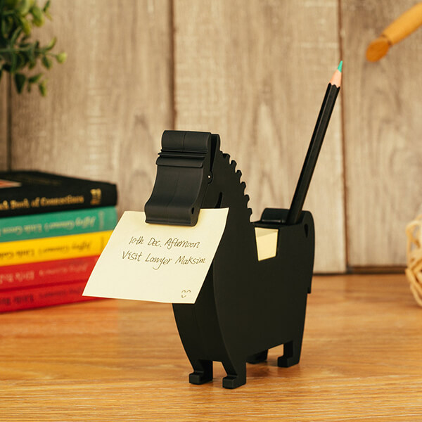 desktop note card stand