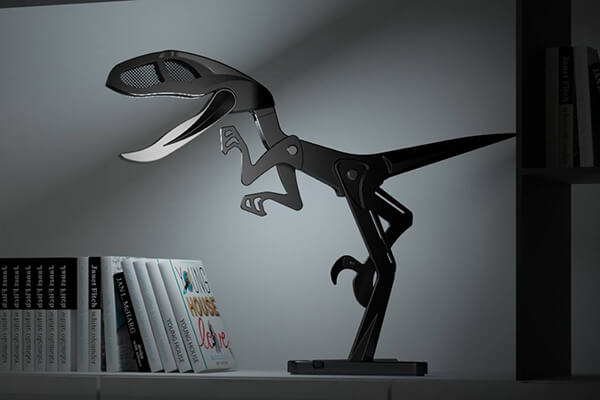 Raptor Lamp - LED light in Jurassic Style