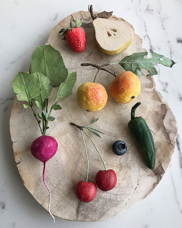 Realistic Paper Fruits and Vegetables Look Good Enough to Eat