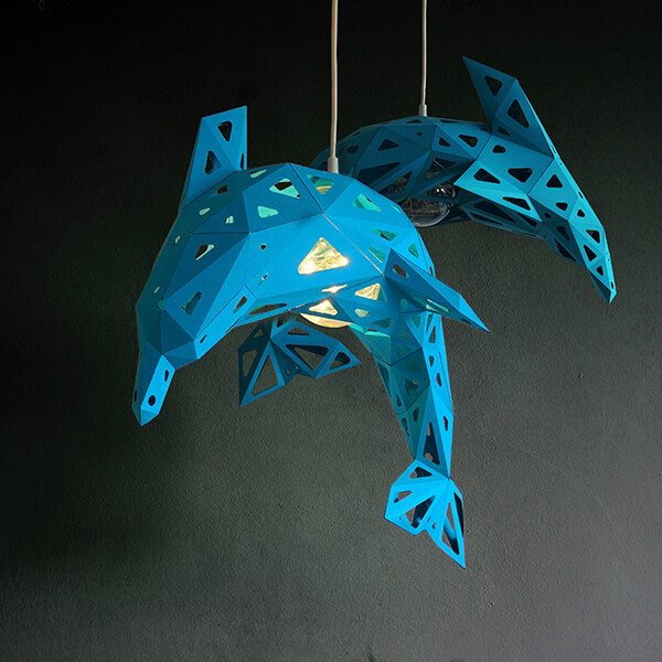 Creative Animal Paper Lamp by Vasili Lights