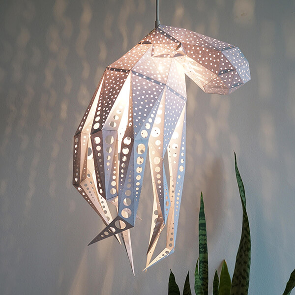 Creative Animal Paper Lamp by Vasili Lights - Design Swan