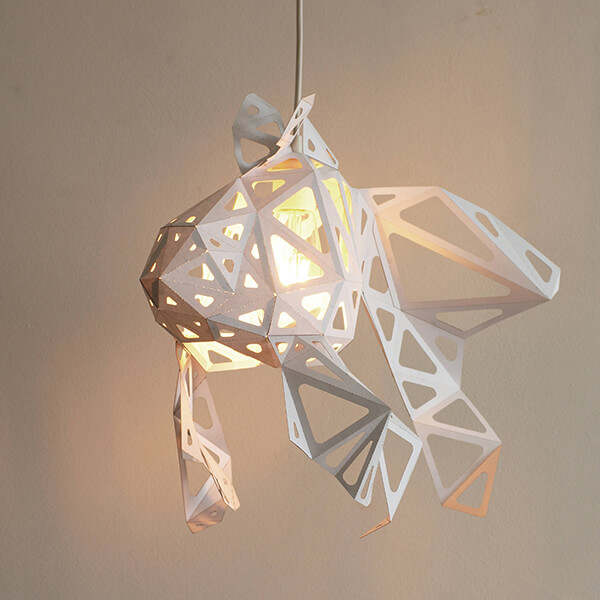 Creative Animal Paper Lamp by Vasili Lights