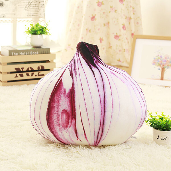 10 Novelty Vegetable and Fruit Inspired Throw Pillow and Cushion Designs