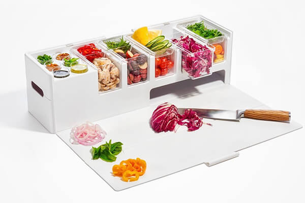 Prepdeck: Uber-compact Unit Packs 45 Food Preparation Items