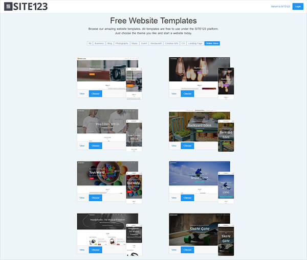 The Power of using a free website template