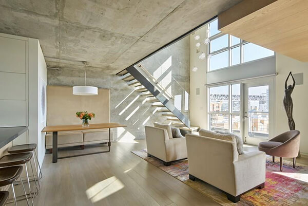 SoMa Loft With Spectacular Bay Bridge Views in San Francisco