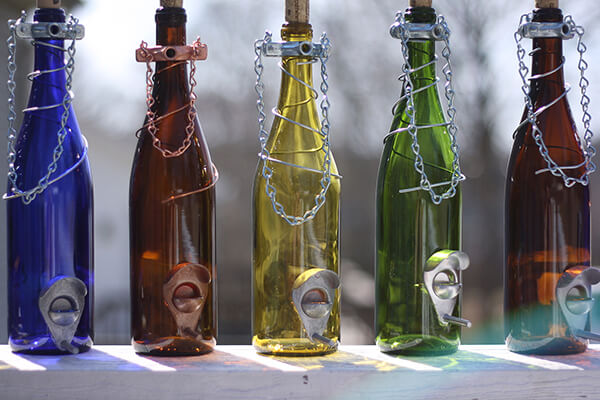 10 Creative Products Made Out Of Recycled Wine Bottle