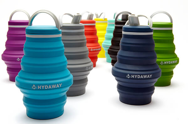 HYDAWAY 2.0: The World’s Most Collapsible Water Bottle Reborn