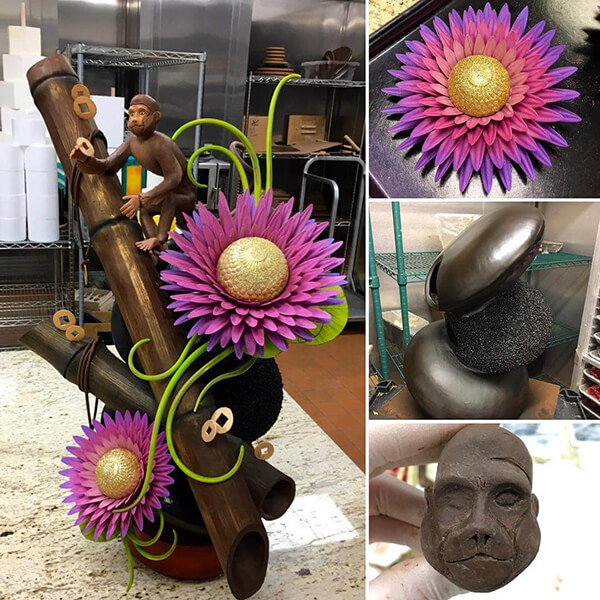 Incredible Flowers Made From Chocolate by Pastry Chef Amaury Guichon