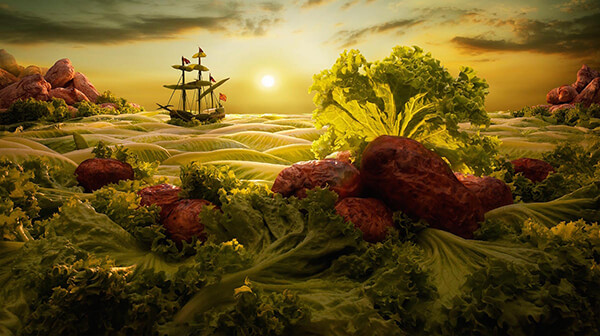 Amazing Food Landscape by Carl Warner