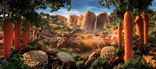 Amazing Food Landscape by Carl Warner